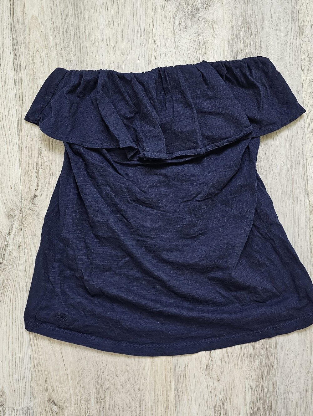 Lilly Pulitzer Pima Cotton Ruffle Strapless Top
